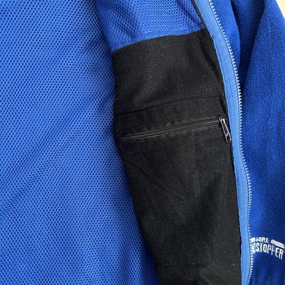 The North Face Gore Windstopper Jacket Womens S Fleece FullZip Blue Black - Picture 13 of 16